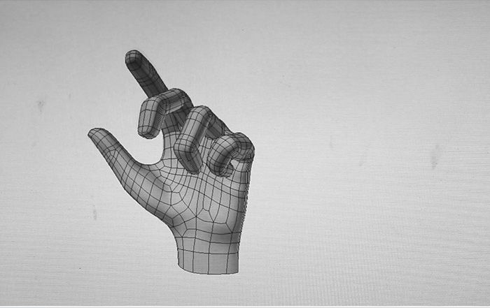 Hand 3d model