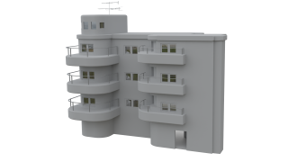 Architectural House (Bauhaus) 3d model