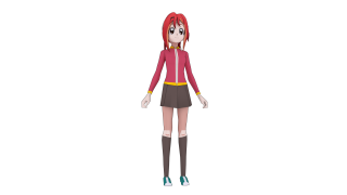 Anime character 3d model