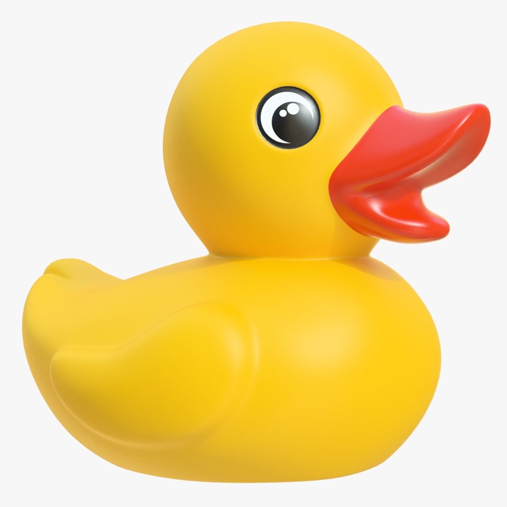 Rubber Duck 02 3d model