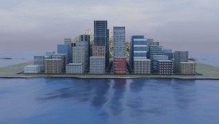 Huge City 3d model