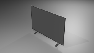 MI smart tv (32) inch 3d model