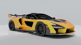 McLaren Senna 3d model