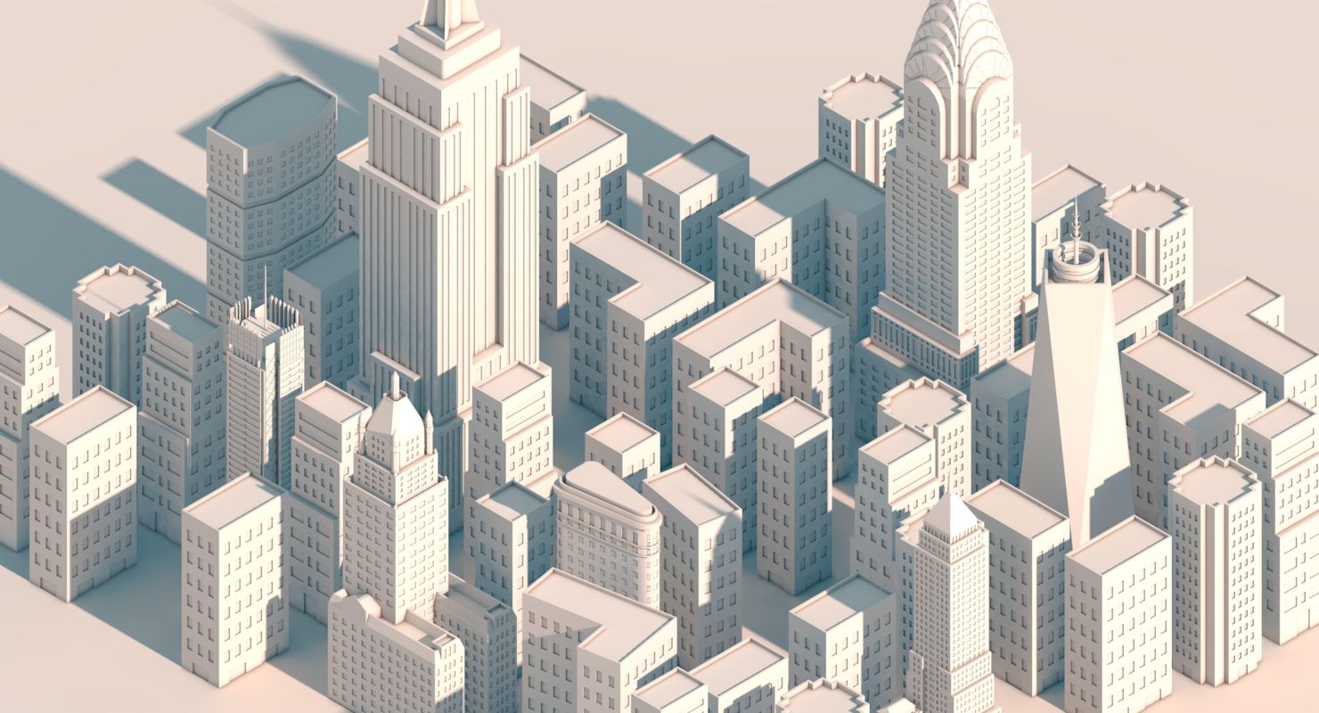 New York City pack 3d model