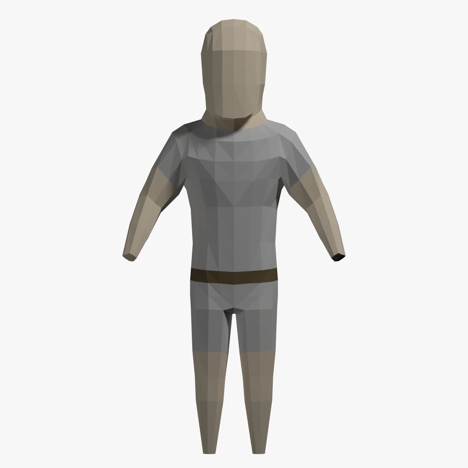 Low Poly Character 3d model