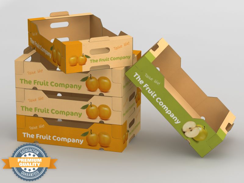 Fruit & Vegetable Box 3d model