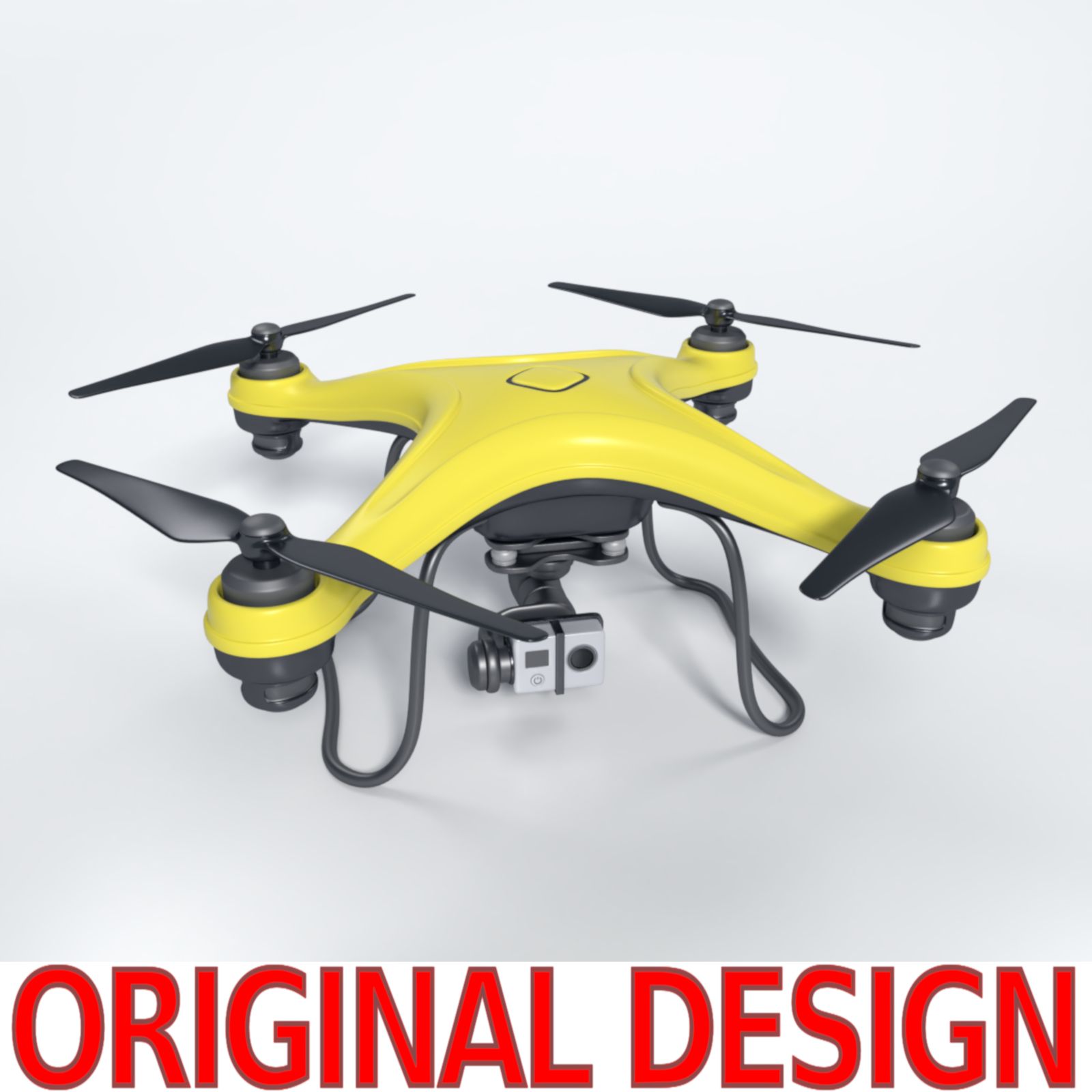 Gneneric Quadcopter Drone V1 3d model