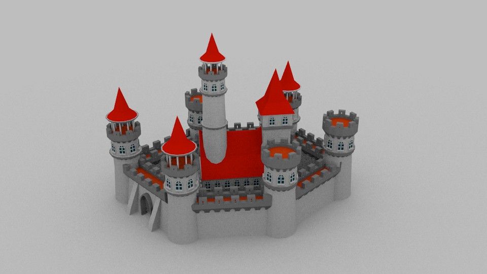 Castle 3d model