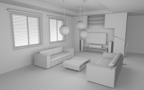 A simple room 3d model