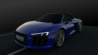 Audi R8 Spyder 3d model