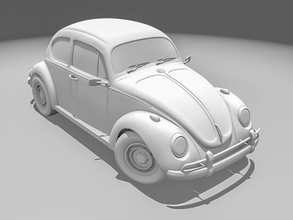 VW Beetle 1300 3d model