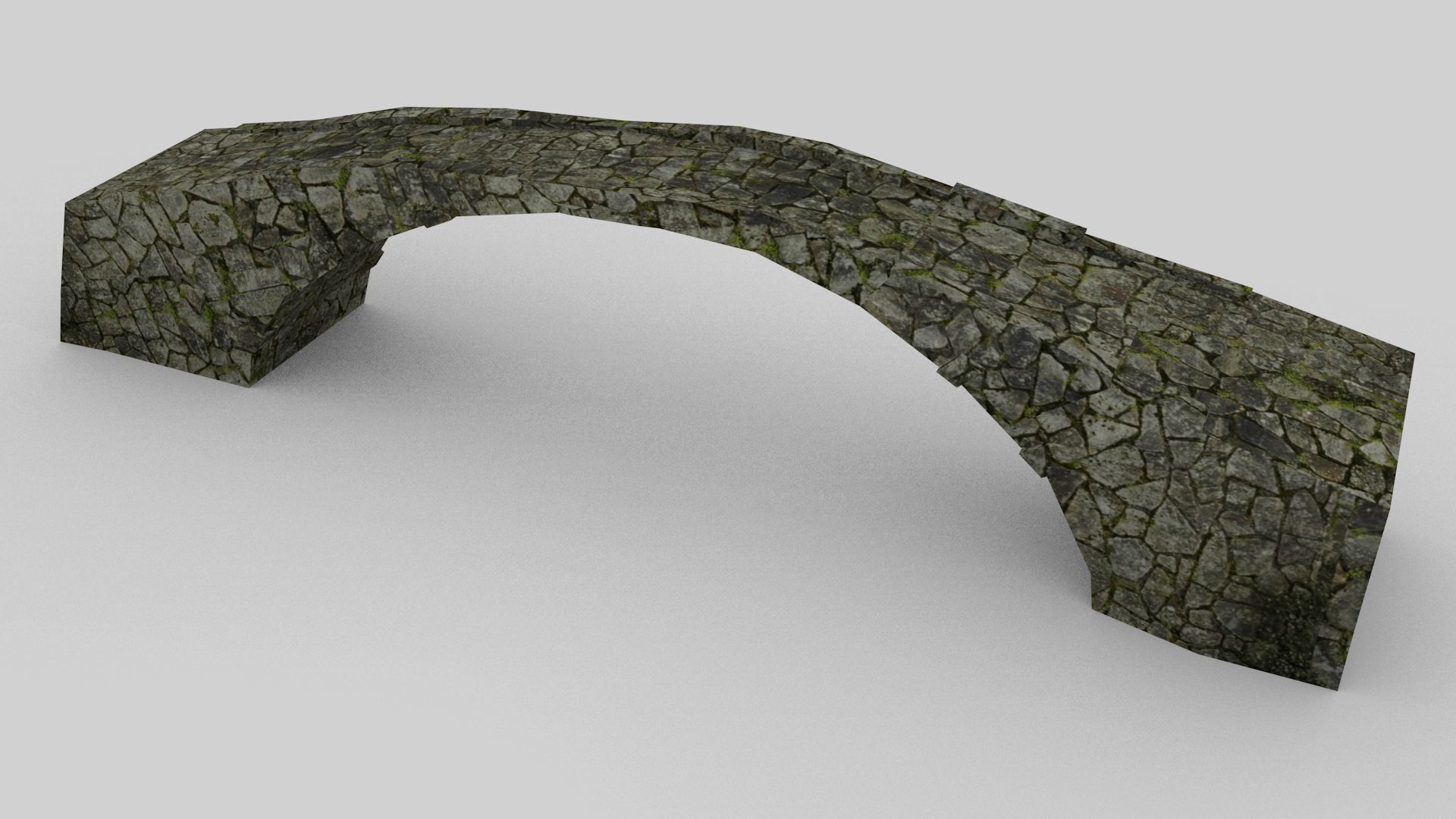 Old stone bridge 3d model