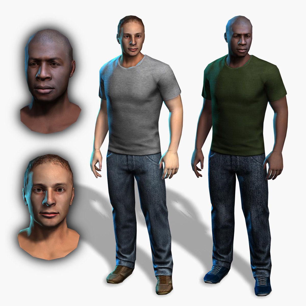 Average Man 3d model